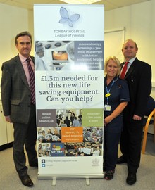 Dr Rob Dyer, Dr Mark Feeney and Unit Manager Teresa Helmore